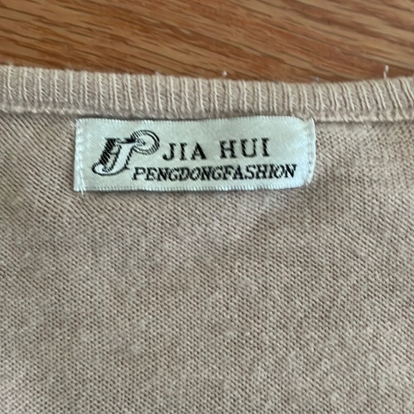 Tan/beige Leigh’s weight cardigan - Picture 2 of 2